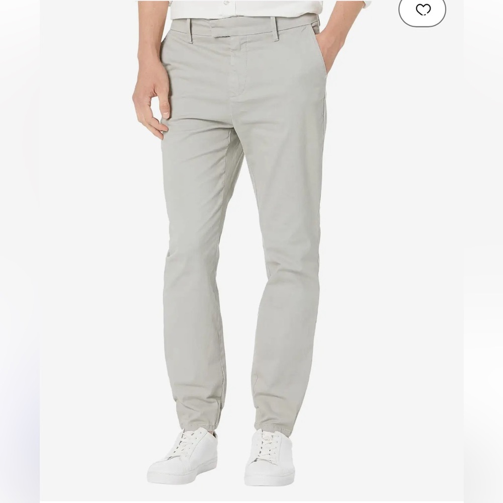 Hudson Jeans Eli Classic Chino Gray Jogger Pants Size 31